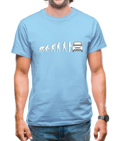 Evolution Of Man Smart Driver Mens T-Shirt