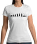 Evolution Of Man Impreza Driver Womens T-Shirt