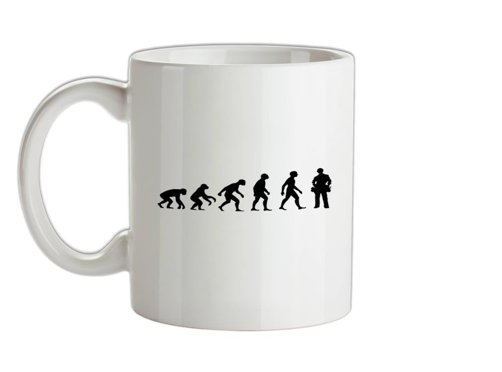 Evolution Of Man Electrician Ceramic Mug