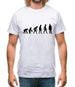 Evolution Of Man Electrician Mens T-Shirt