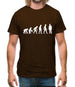 Evolution Of Man Electrician Mens T-Shirt