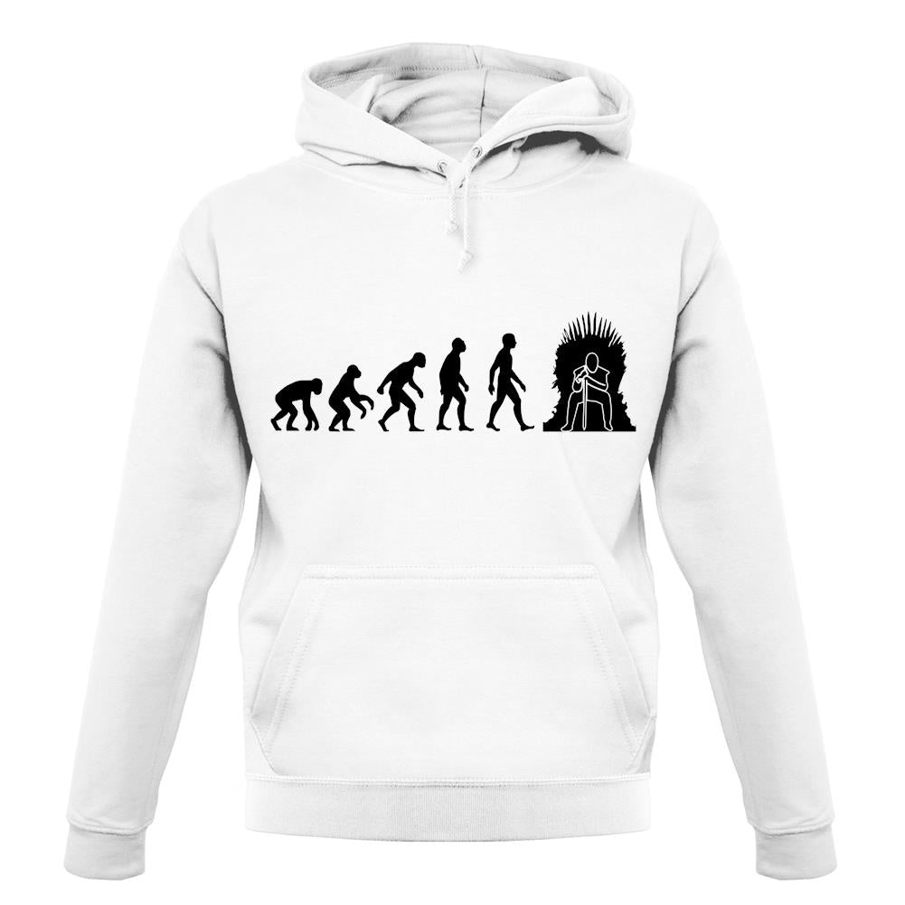 Evolution Iron Throne unisex hoodie