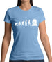 Evolution Iron Throne Womens T-Shirt