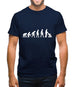 Evolution Of Man Push Chair Mens T-Shirt