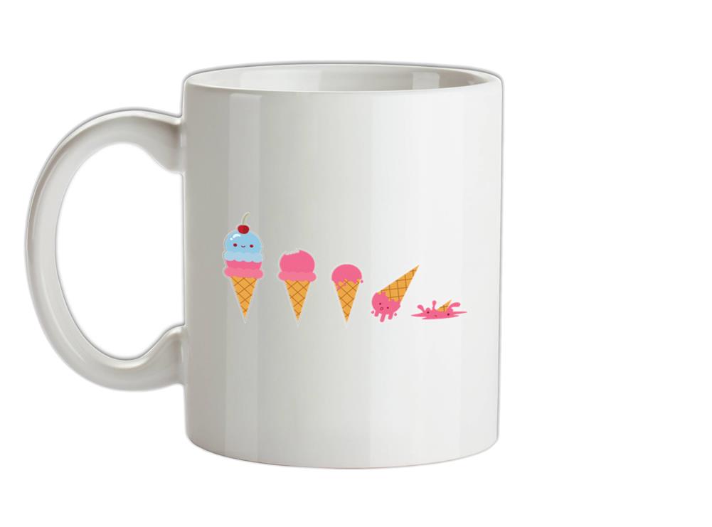 Evolution Of Ice Cream Ceramic Mug