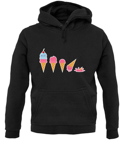 Evolution Of Ice Cream unisex hoodie
