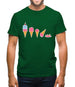 Evolution Of Ice Cream Mens T-Shirt