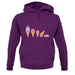 Evolution Of Ice Cream unisex hoodie