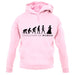 Evolution of Woman - Bride unisex hoodie