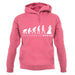 Evolution of Woman - Bride unisex hoodie