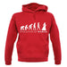 Evolution of Woman - Bride unisex hoodie