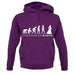 Evolution of Woman - Bride unisex hoodie