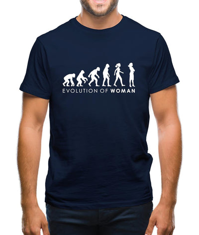 Evolution of Woman - Business Woman Mens T-Shirt