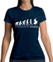 Evolution of Woman - Burlesque Womens T-Shirt