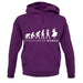 Evolution of Woman - Burlesque unisex hoodie