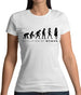 Evolution of Woman - Lawyer Womens T-Shirt