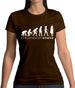 Evolution of Woman - Lawyer Womens T-Shirt