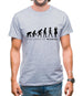 Evolution of Woman - Scientist Mens T-Shirt