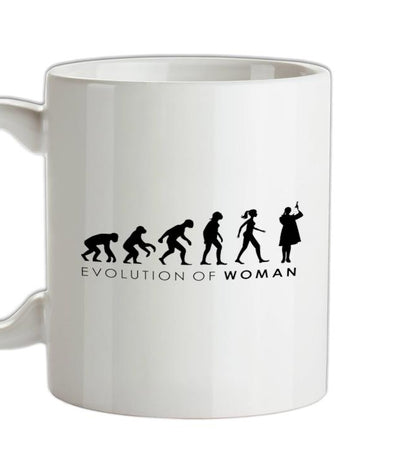 Evolution of Woman - Scientist Ceramic Mug