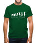 Evolution of Woman - Scientist Mens T-Shirt