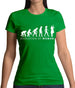 Evolution of Woman - Scientist Womens T-Shirt