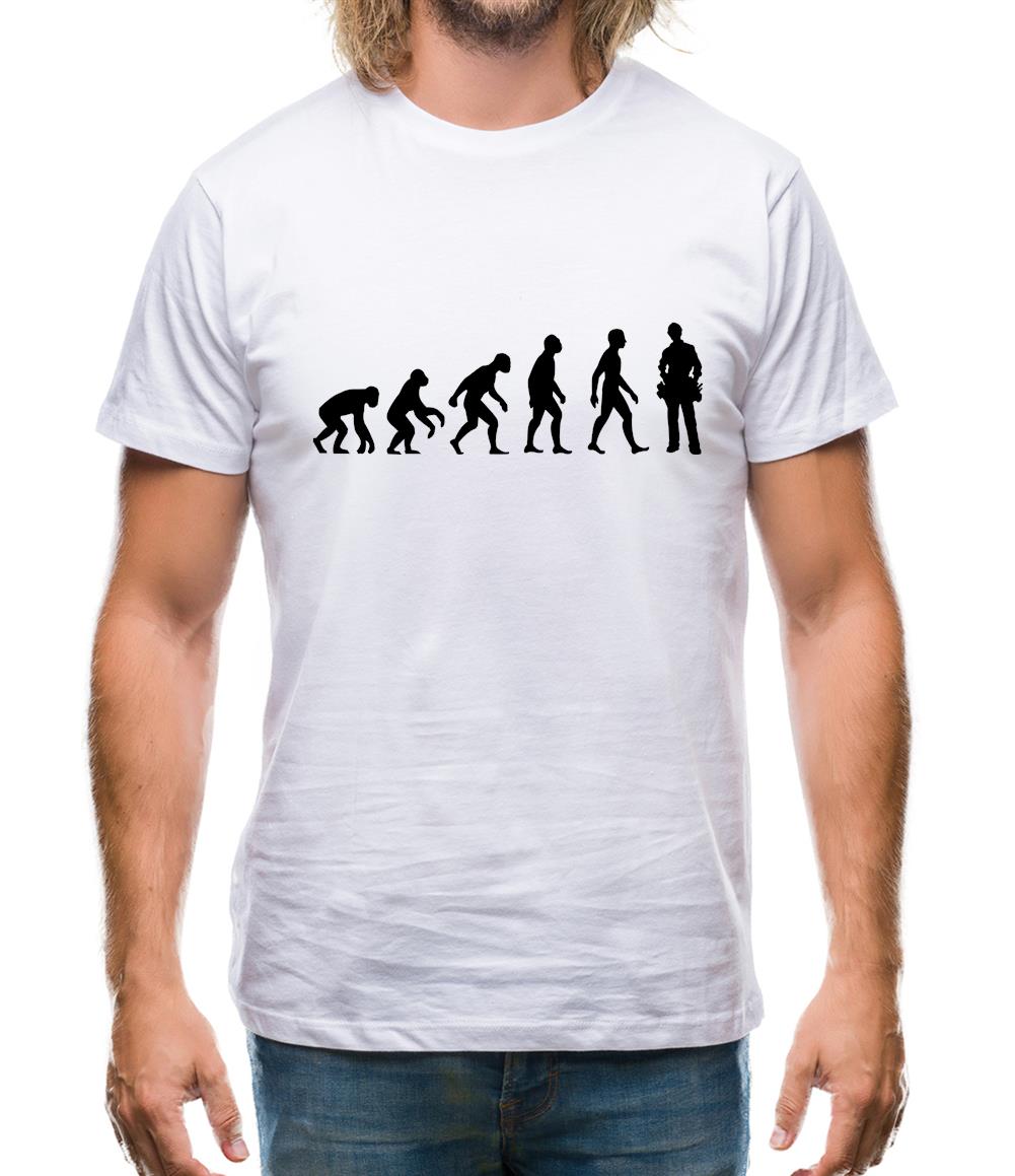 Evolution Of Man Plumber Mens T-Shirt