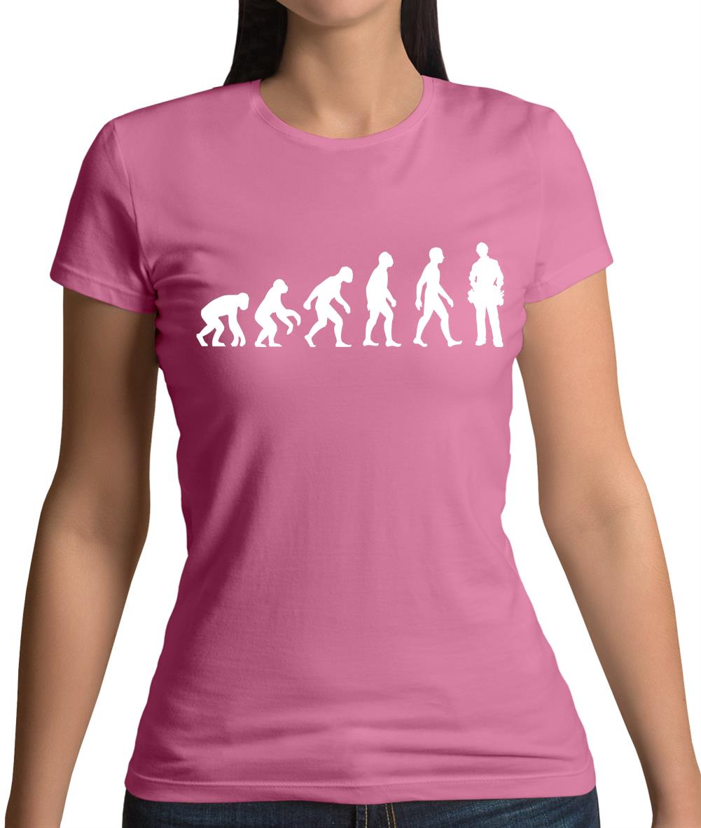 Evolution Of Man Plumber Womens T-Shirt