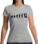 Evolution Of Man Spin Womens T-Shirt