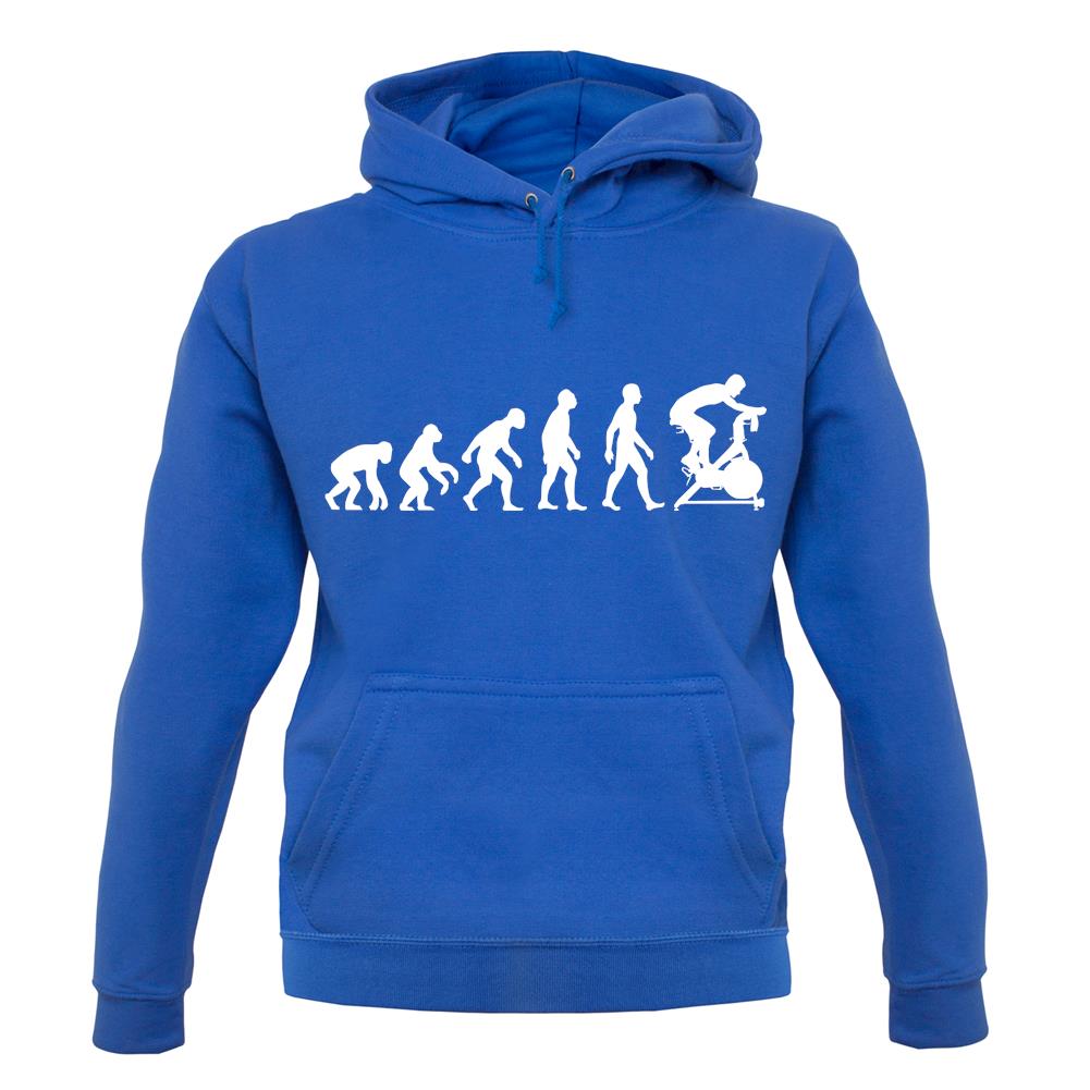 Evolution Of Man Spin unisex hoodie