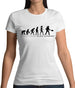 Evolution of Woman Glass Blowing Womens T-Shirt