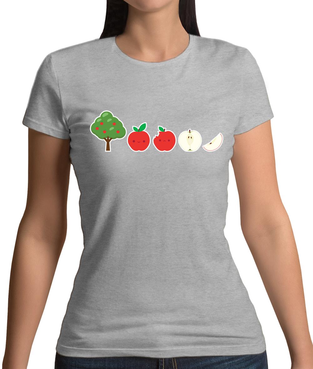 Evolution Of Apple Womens T-Shirt