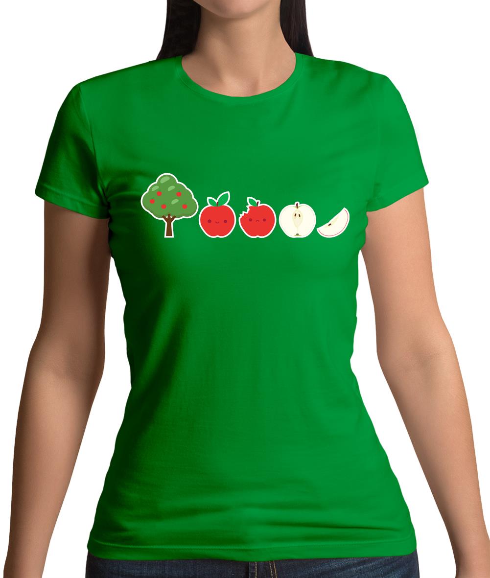 Evolution Of Apple Womens T-Shirt