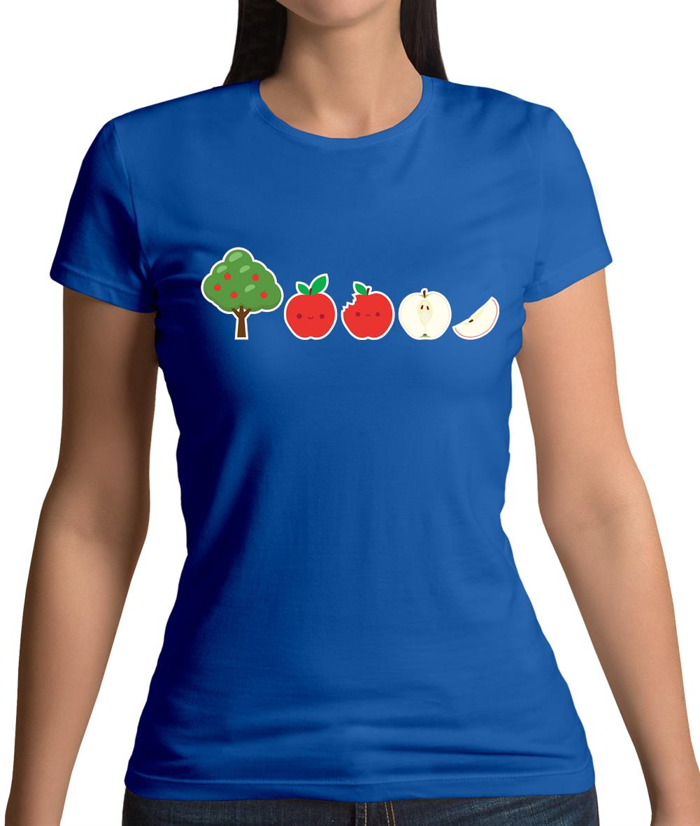 Evolution Of Apple Womens T-Shirt