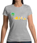 Evolution Of Banana Womens T-Shirt