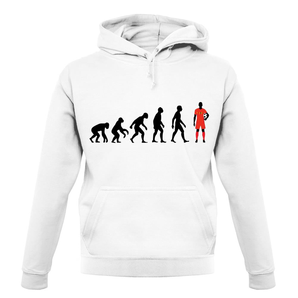 Evolution Of Man Belgium unisex hoodie
