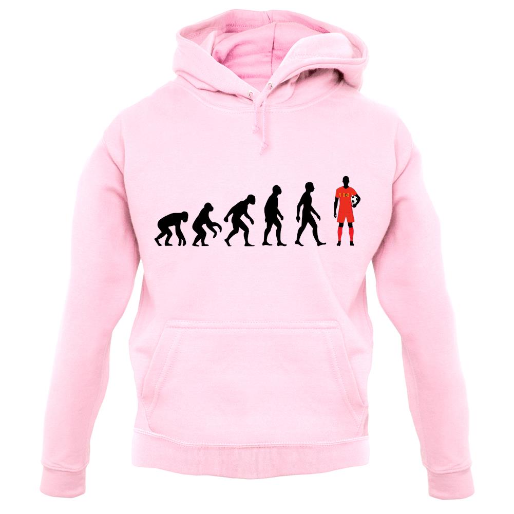 Evolution Of Man Belgium unisex hoodie
