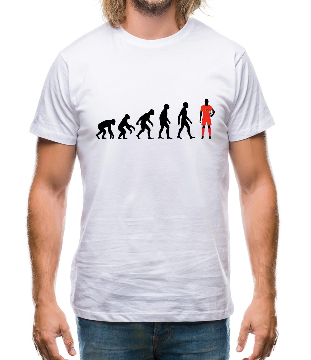 Evolution Of Man Belgium Mens T-Shirt