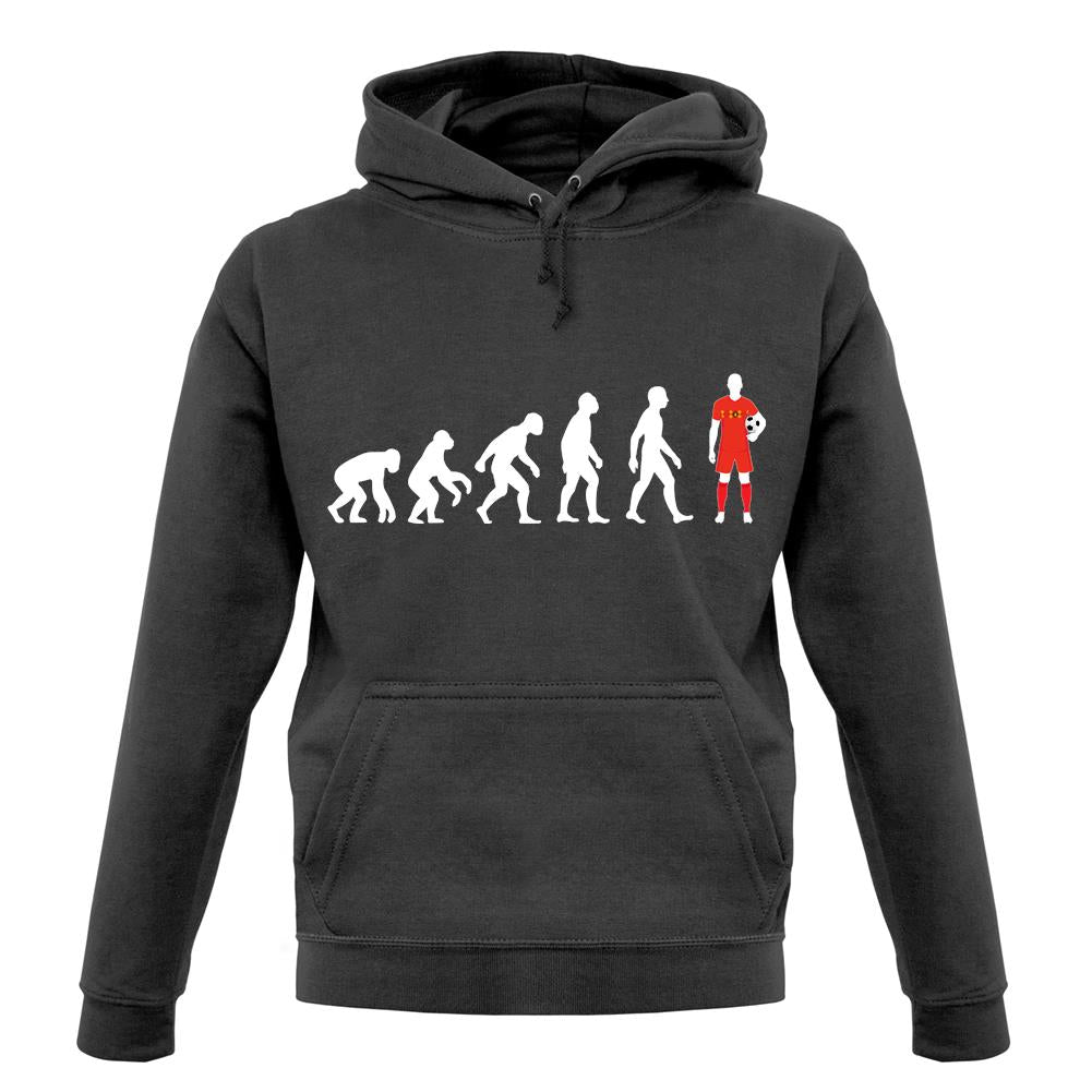 Evolution Of Man Belgium unisex hoodie