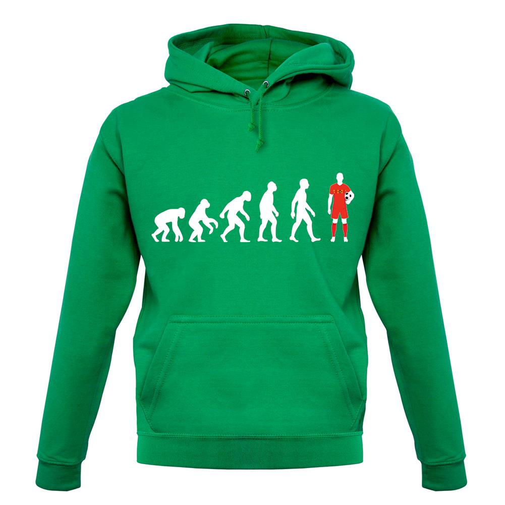 Evolution Of Man Belgium unisex hoodie