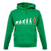 Evolution Of Man Belgium unisex hoodie