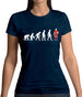 Evolution Of Man Belgium Womens T-Shirt