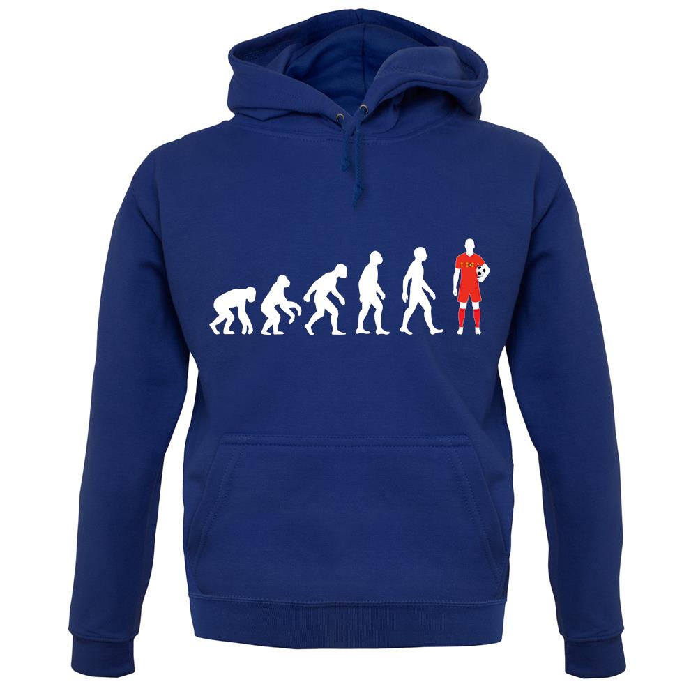 Evolution Of Man Belgium unisex hoodie