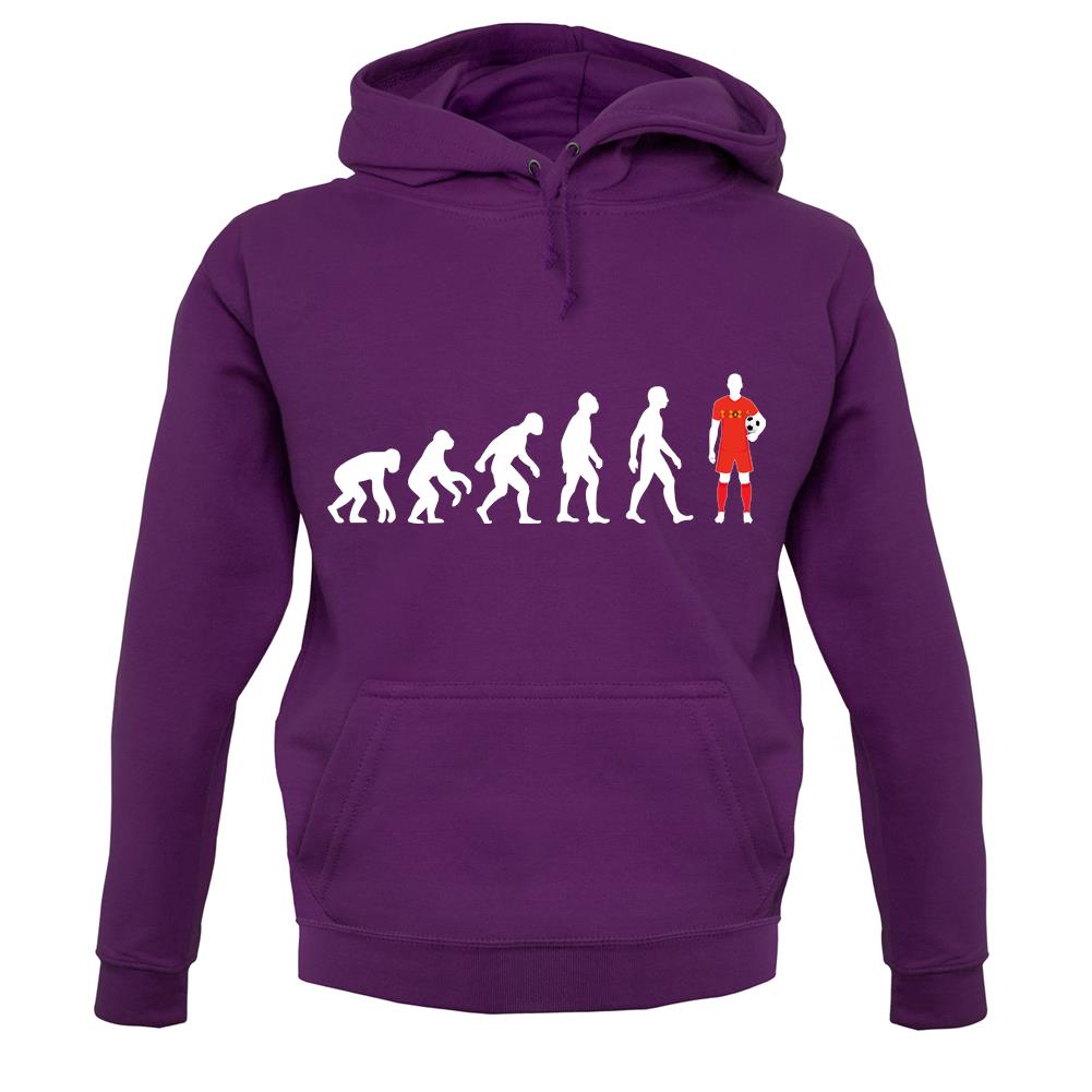 Evolution Of Man Belgium unisex hoodie