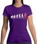 Evolution Of Man Belgium Womens T-Shirt