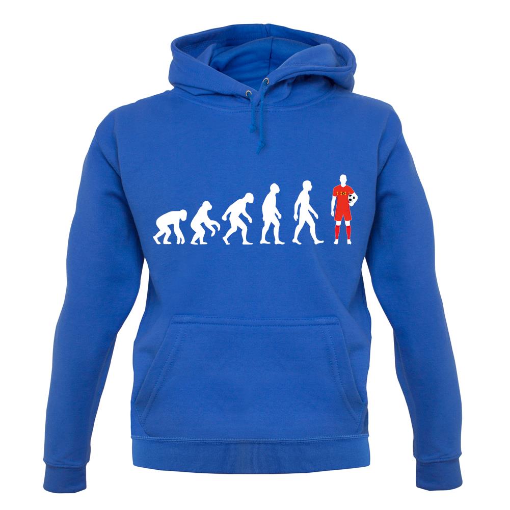 Evolution Of Man Belgium unisex hoodie