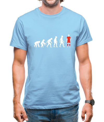 Evolution Of Man Belgium Mens T-Shirt