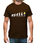 Evolution Of Man Brazil Mens T-Shirt