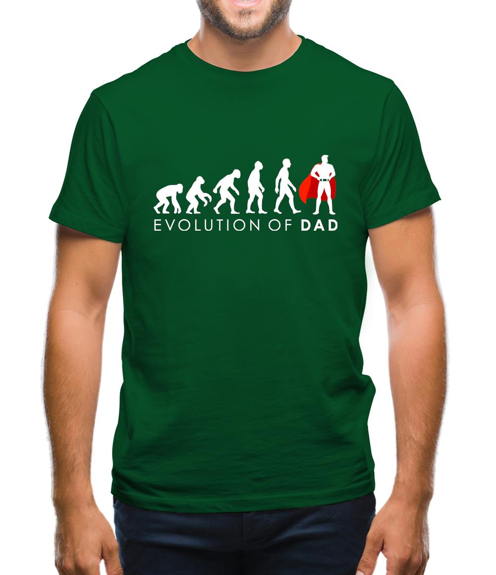 Evolution of Man Dad Mens T-Shirt