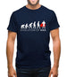 Evolution of Man Dad Mens T-Shirt