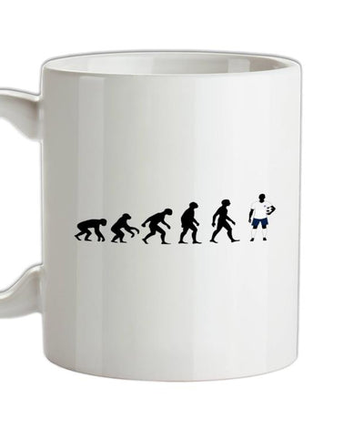 Evolution of Man - English Footballer Ceramic Mug